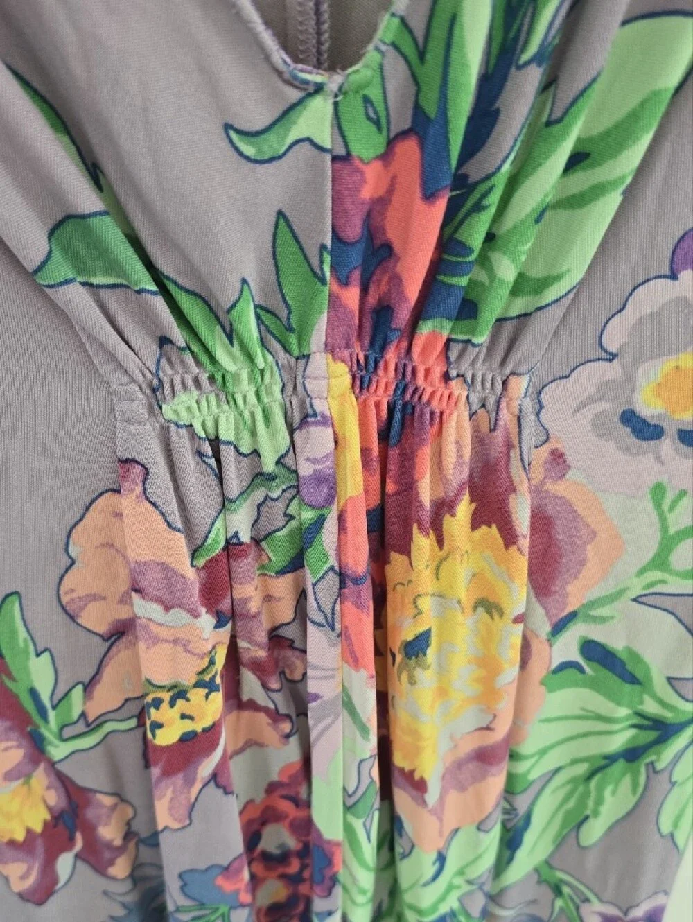 Elie Tahari Lavender Floral Midi Dress